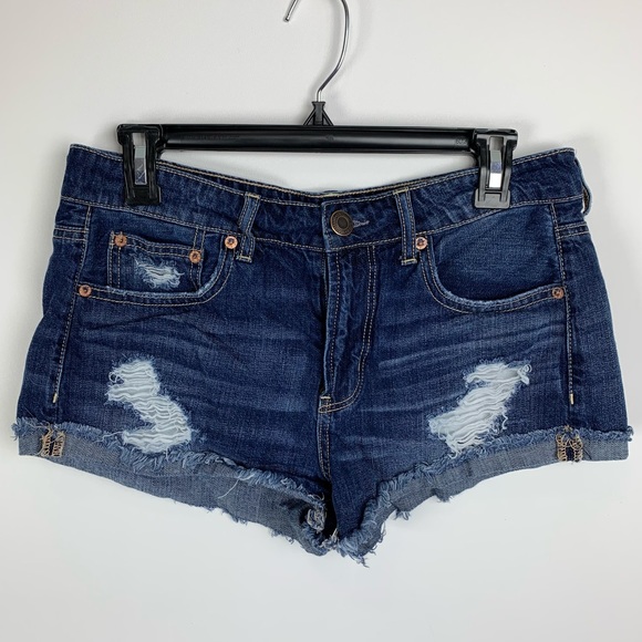 American Eagle Outfitters Pants - American Eagle Women’s Distressed Tomgirl Shorts 6